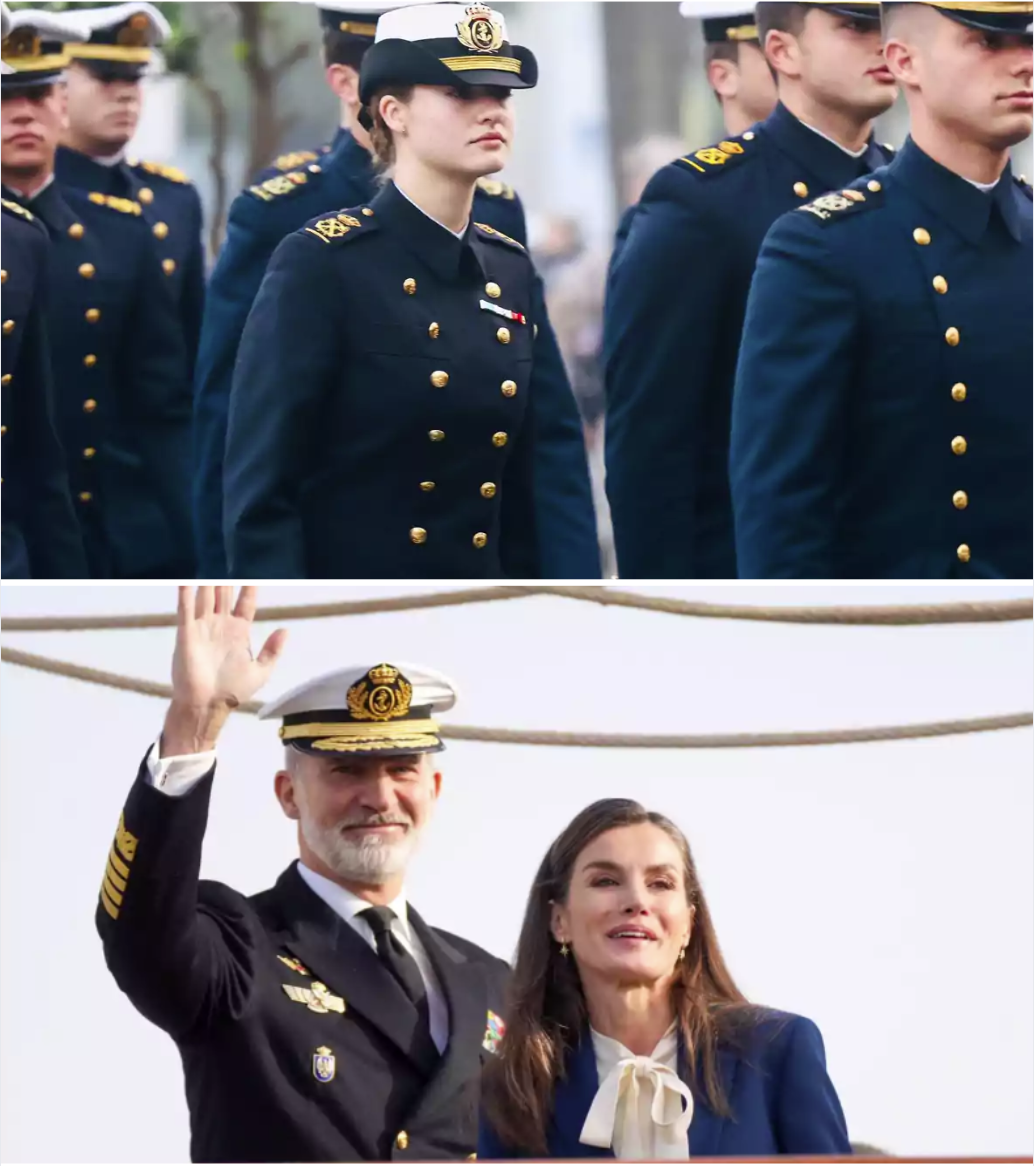 Las lágrimas del rey Felipe VI tras lo sucedido con la princesa Leonor en Cádiz (N)