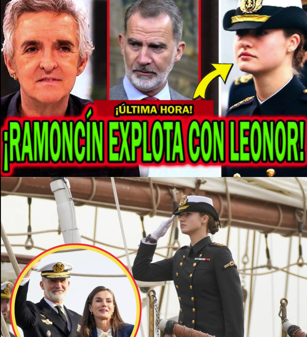 💥¡DURO ATAQUE! RAMONCÍN EXPLOTA CON LA PRINCESA LEONOR POR ELCANO Y FELIPE VI TRAS LETIZIA ORTIZ. VER EN👇👇👇👇🔗